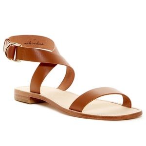 Joie Kaden crisscross flat sandals cuioi color